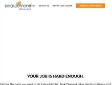 Tablet Screenshot of peakdemand.com